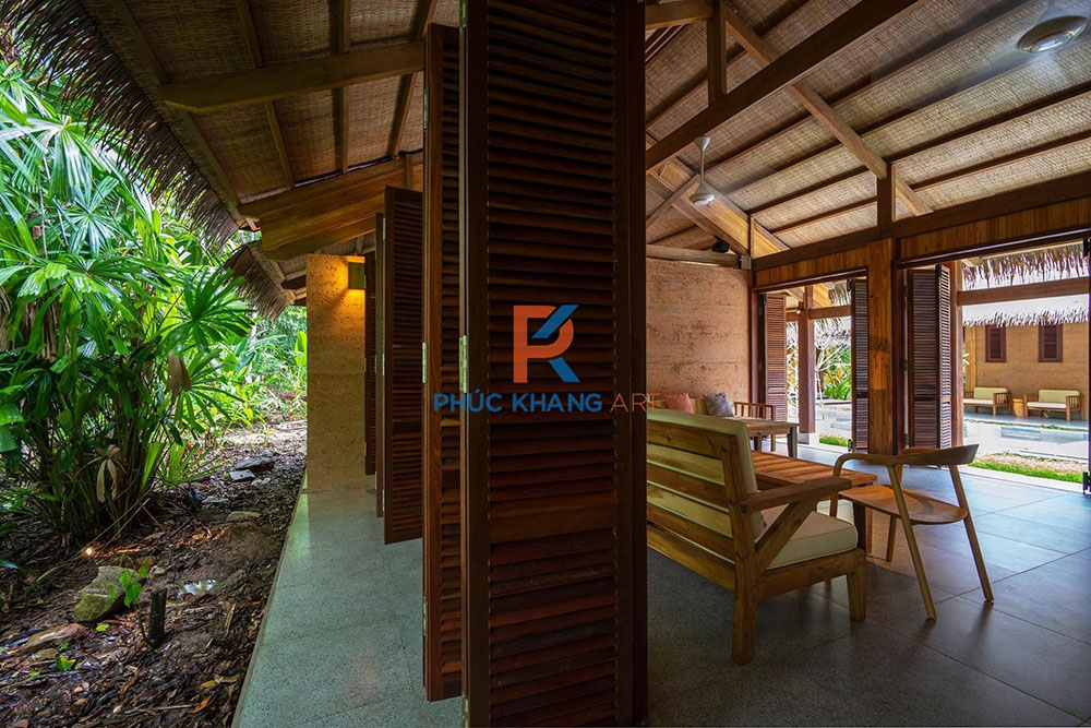 Dự án thi công lợp nhà mái tranh nhân tạo Mango Bay Phú Quốc Resort